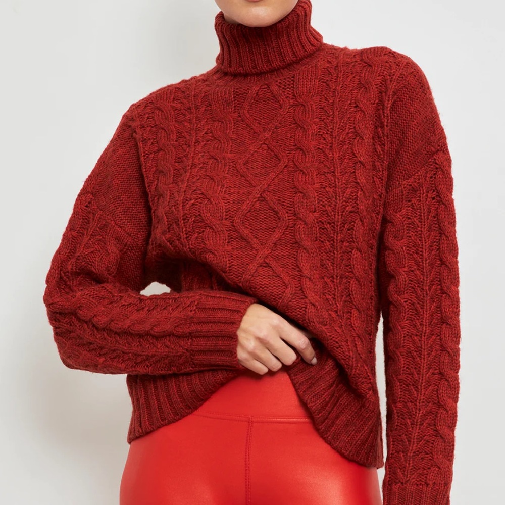 Carbon38 Cable Knit Pullover